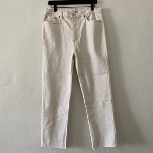RE/DONE 70s Stove Pipe Jeans in Vintage White